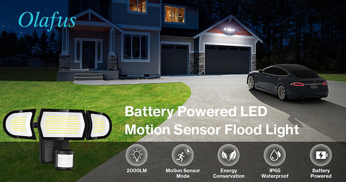Best Battery Powered Wireless Motion Sensor Outdoor Lights for Sale